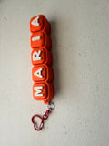 Personalized name keychain MARIA – 3D printed letter blocks