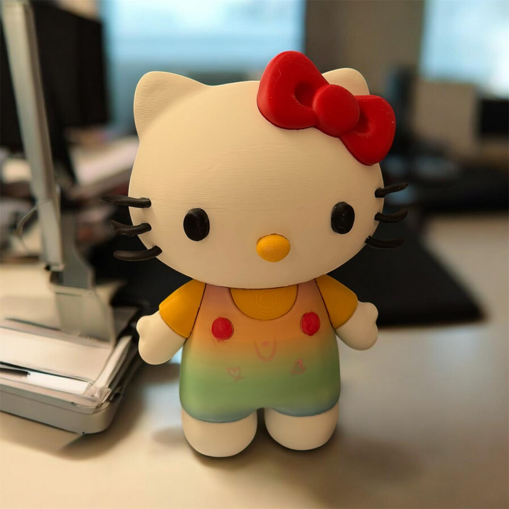 Hello Kitty & Friends Figure – 3D Printed, 8.5" Tall