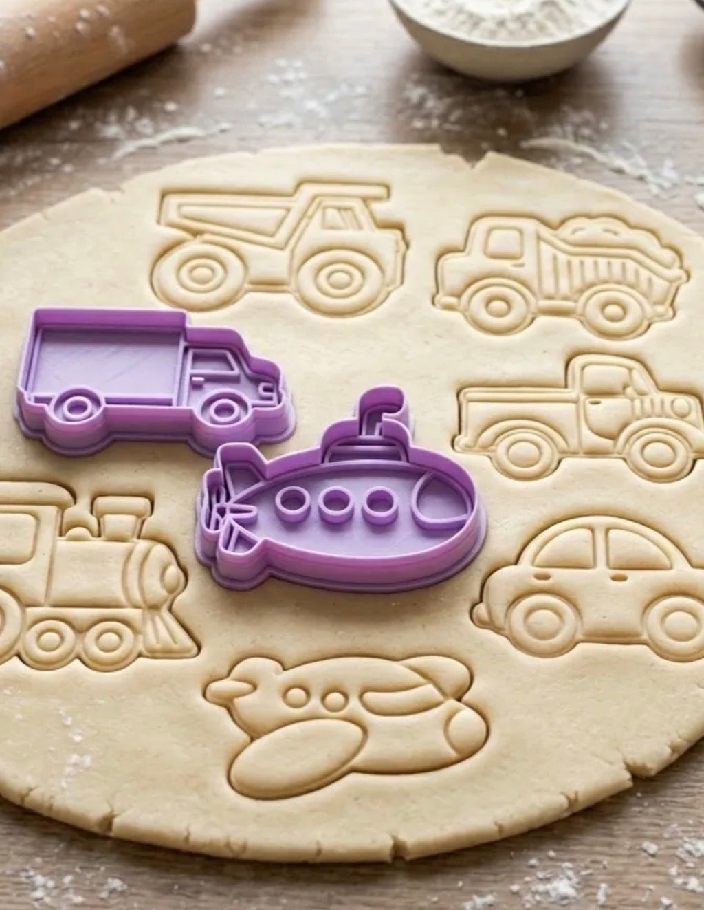 Fun Cookie Cutters – 3D Printed, Set of 6