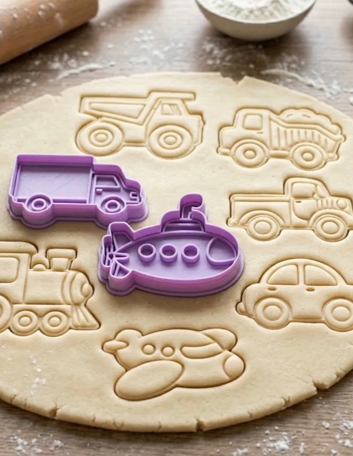 Fun Cookie Cutters – 3D Printed, Set of 6