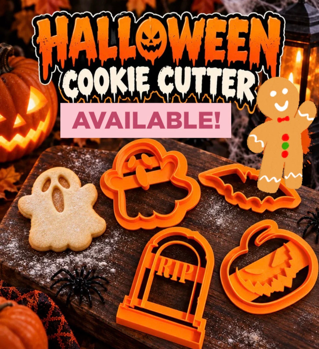Fun Cookie Cutters – 3D Printed, Set of 6