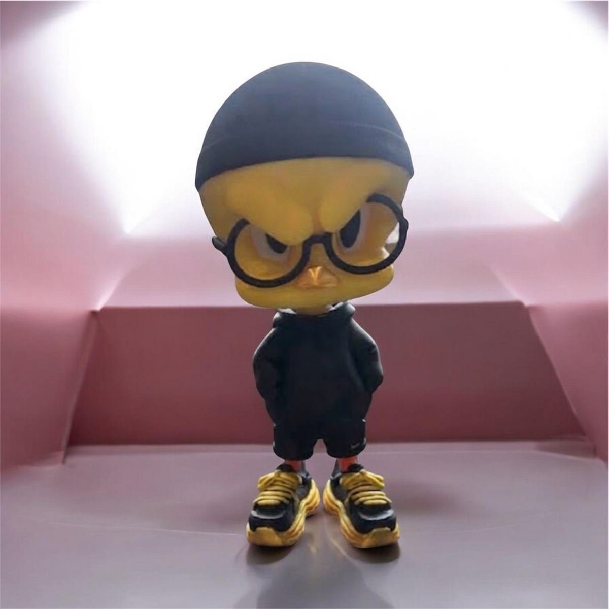 Nerdy Yellow Character – 3D Printed Collectible Figure