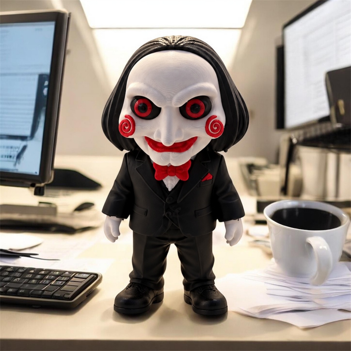 Red-Eyed Puppet – 3D Printed Collectible Figure, 5" Tall